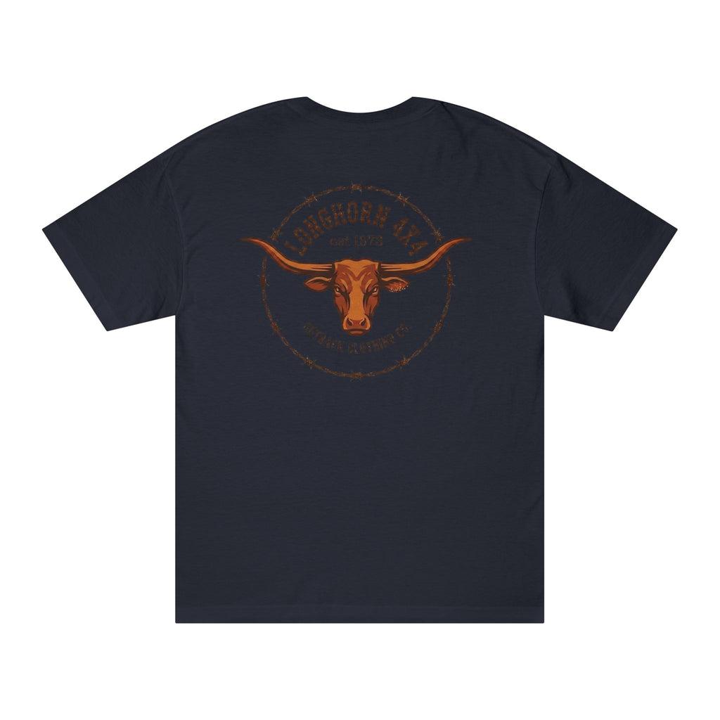 Longhorn 4x4 Tee — Rustic Western Truck Shirt