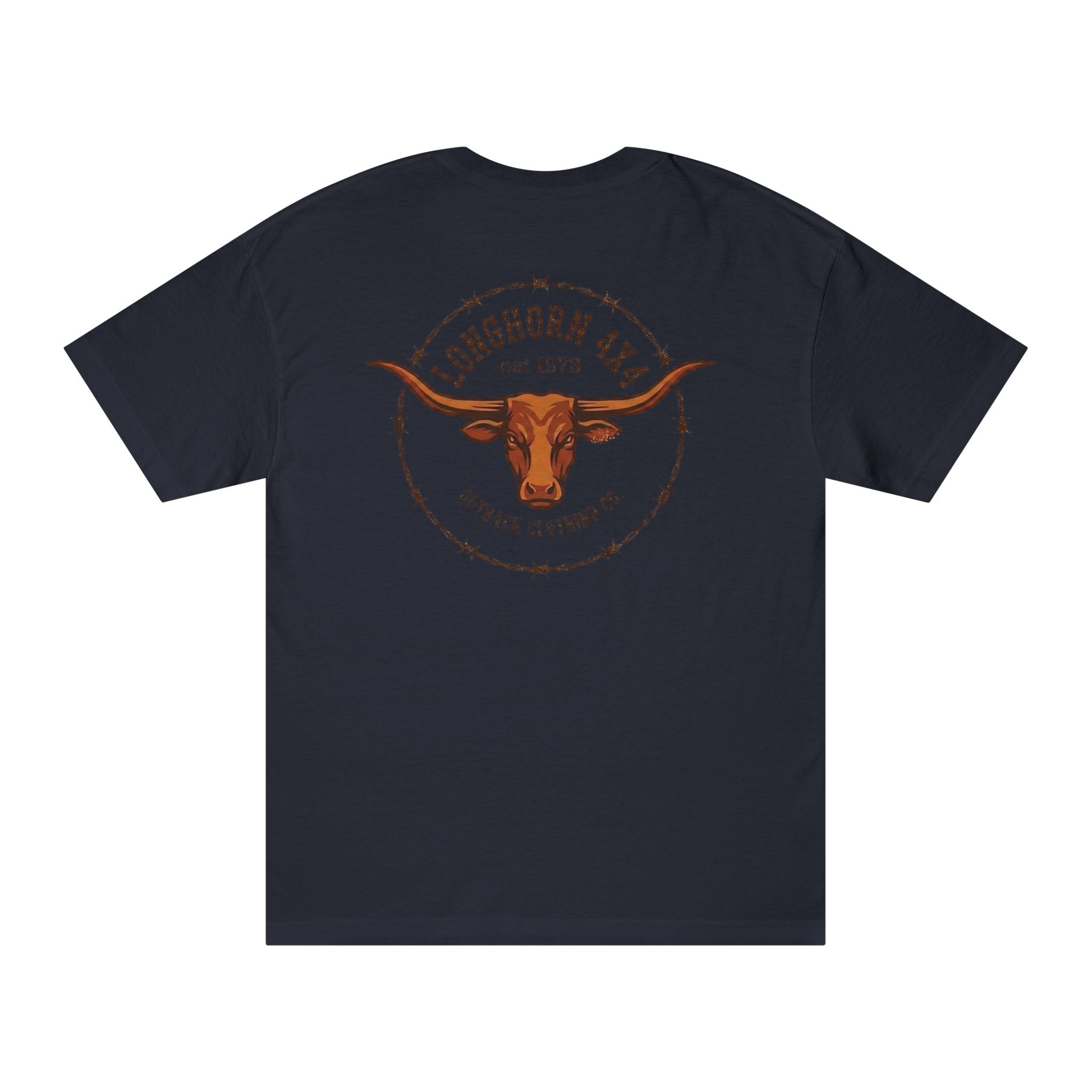 Longhorn 4x4 Tee — Rustic Western Truck Shirt