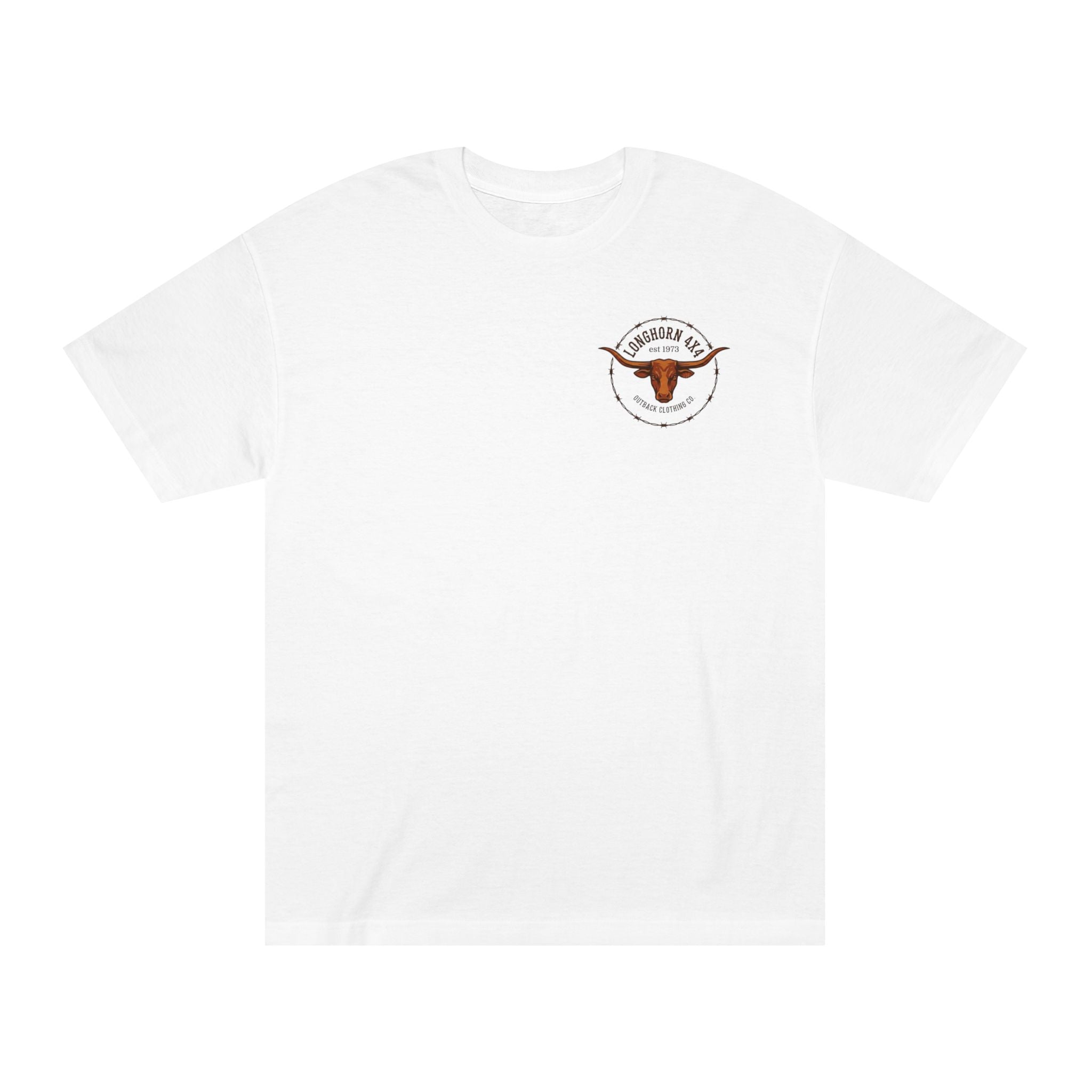 Longhorn 4x4 Tee — Rustic Western Truck Shirt
