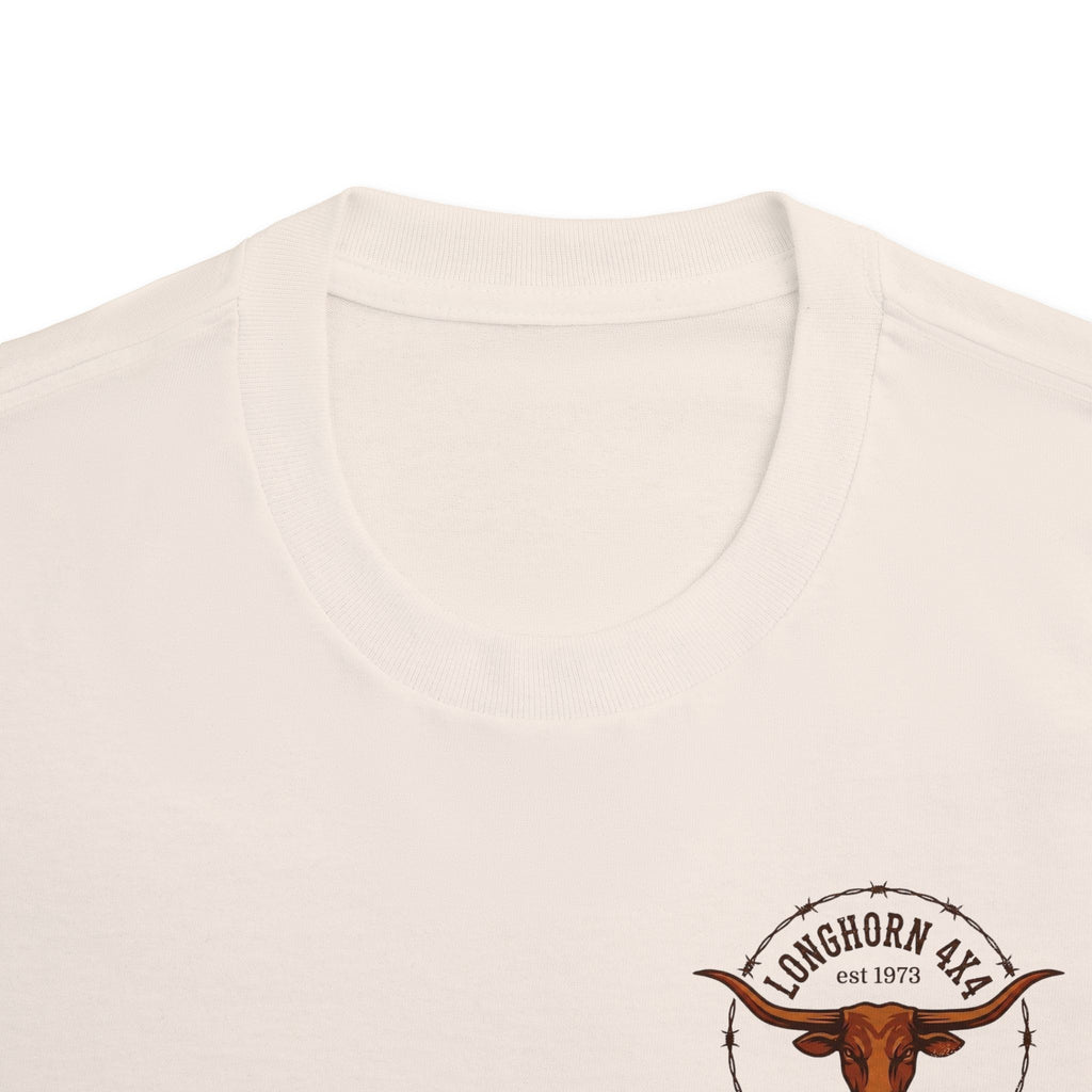 Longhorn 4x4 Tee — Rustic Western Truck Shirt
