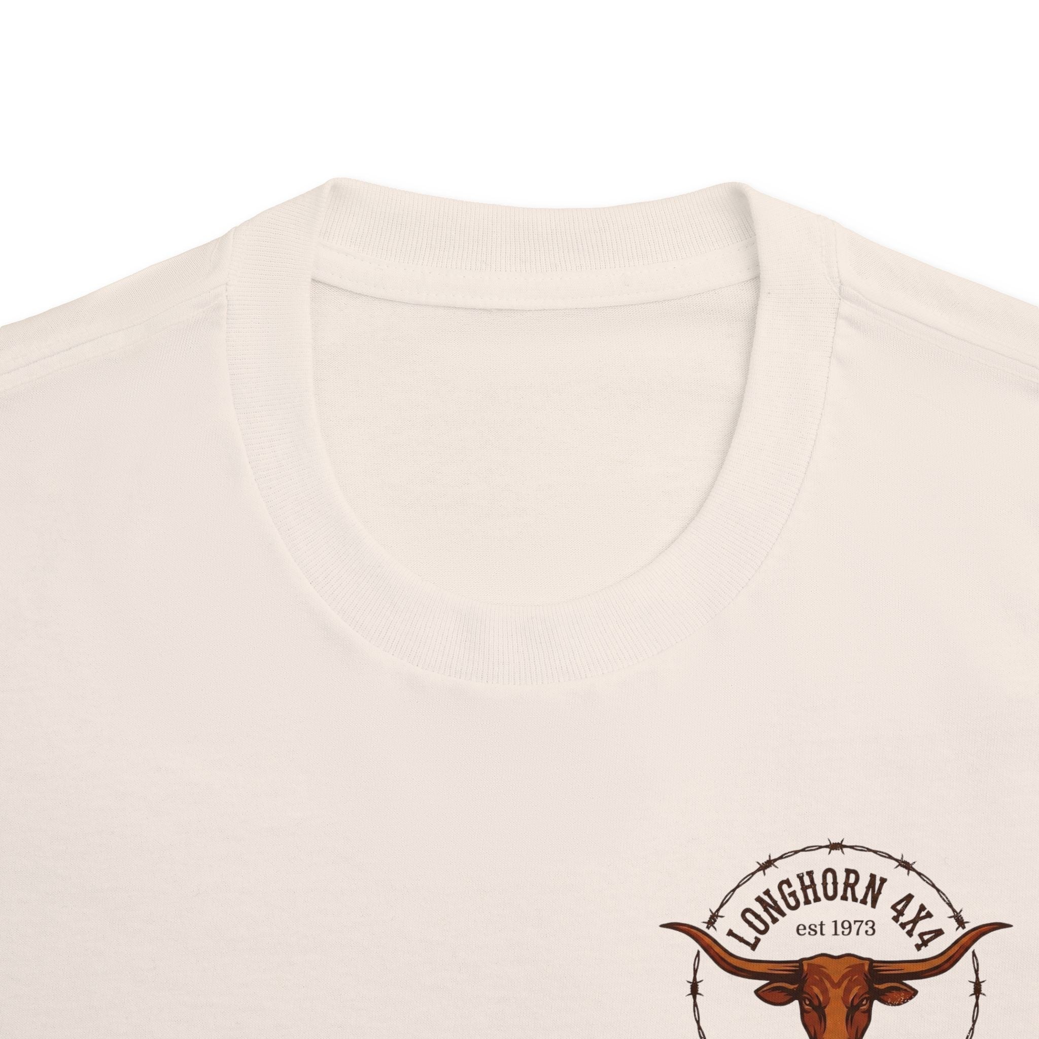 Longhorn 4x4 Tee — Rustic Western Truck Shirt