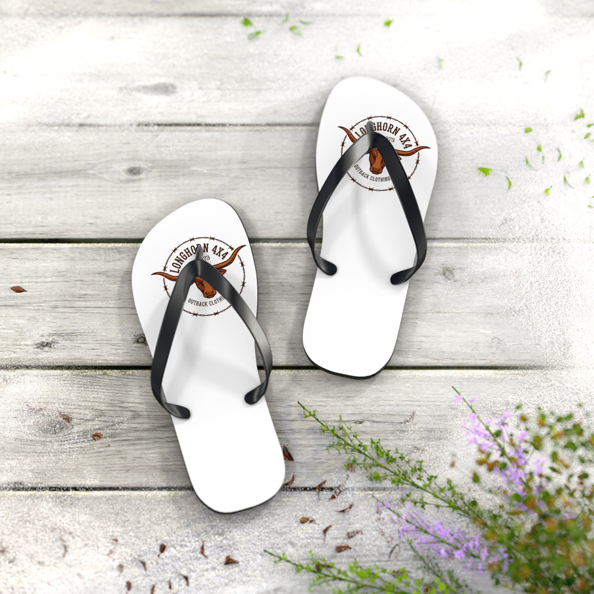 Longhorn 4x4 Flip Flops — Beach Sandals
