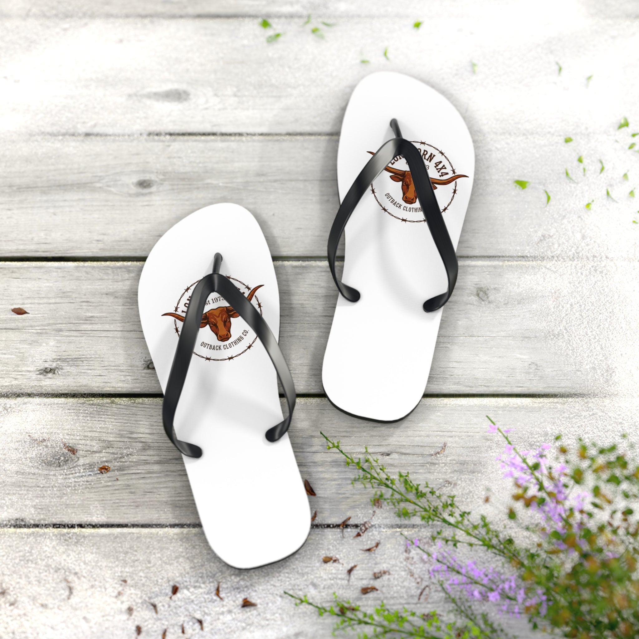 Longhorn 4x4 Flip Flops — Beach Sandals