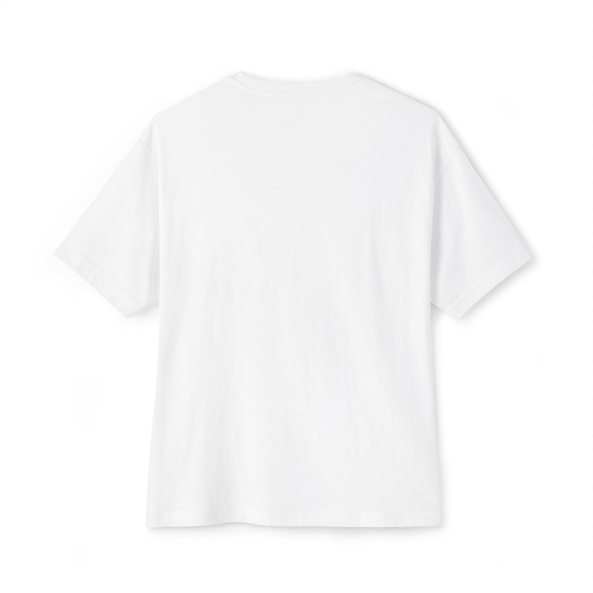 White t-shirt on a white background