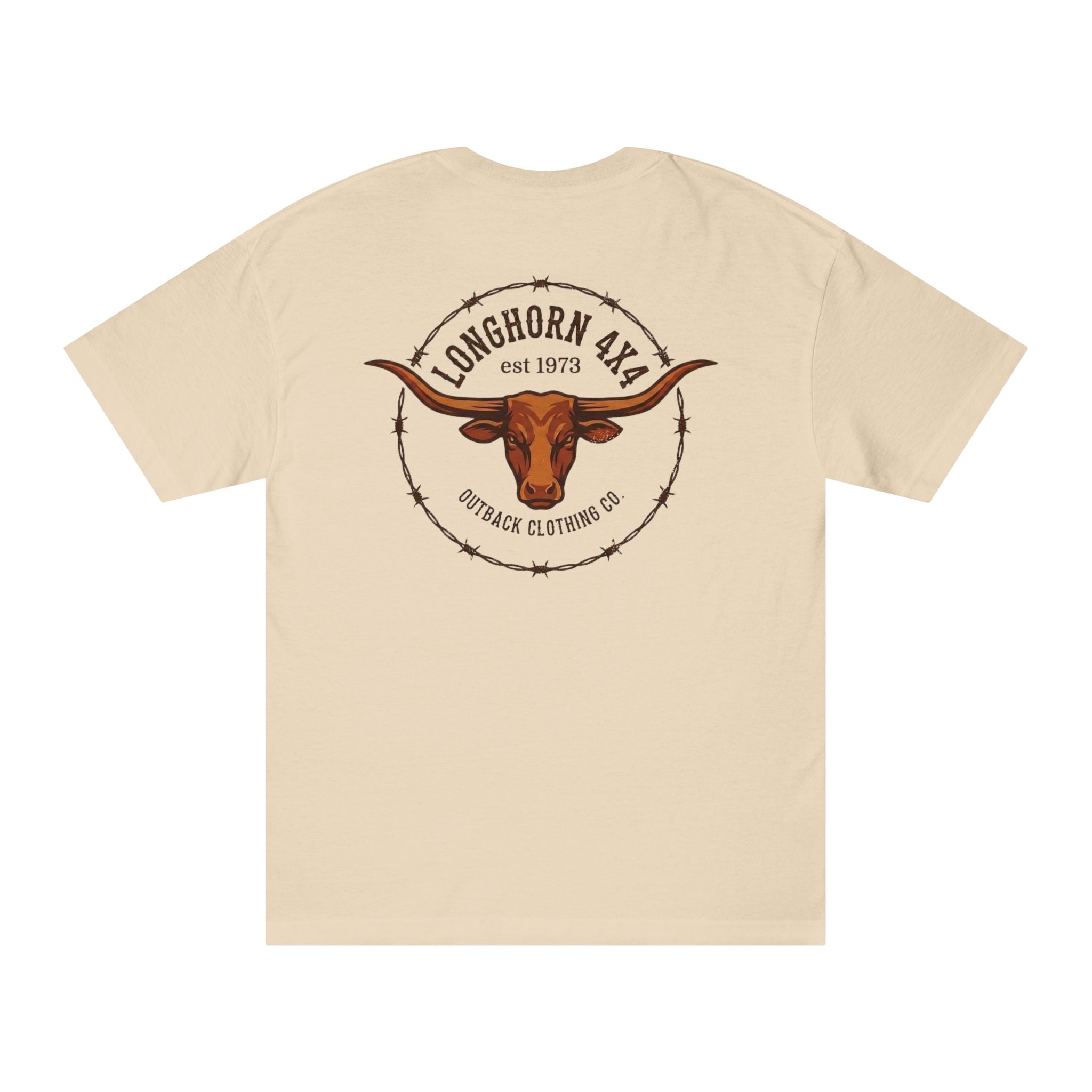 Longhorn 4x4 Tee — Rustic Western Truck Shirt