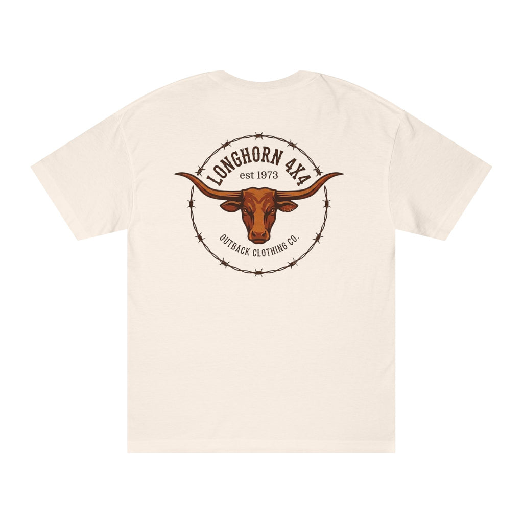Longhorn 4x4 Tee — Rustic Western Truck Shirt