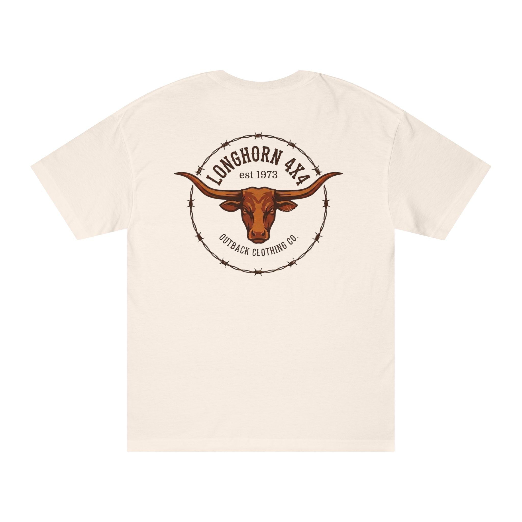 Longhorn 4x4 Tee — Rustic Western Truck Shirt